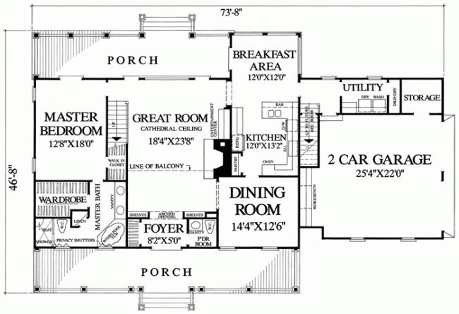 William E Poole Designs Back Bay Cottage