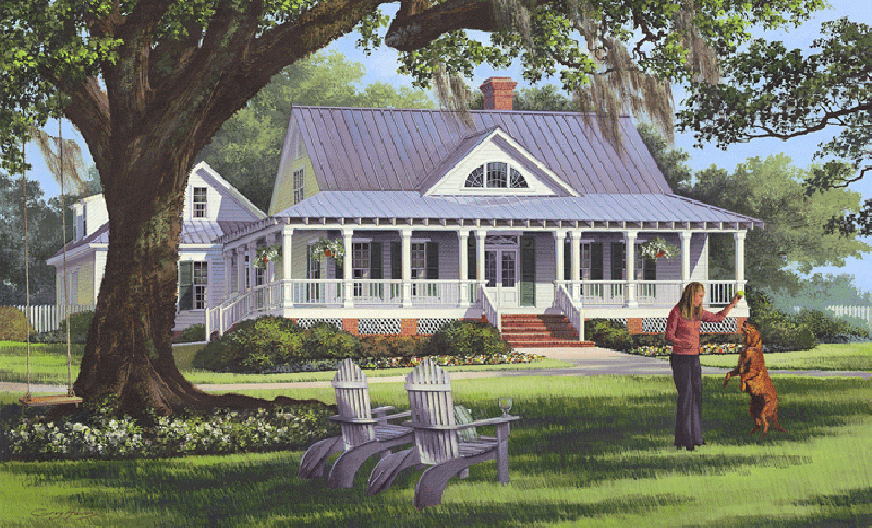 William E Poole Designs Calabash Cottage